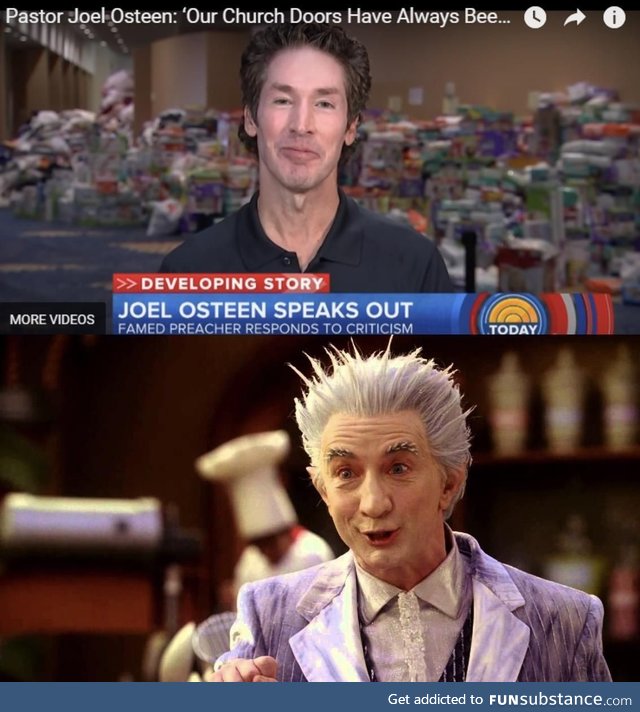 I can't look at Joel Osteen without seeing