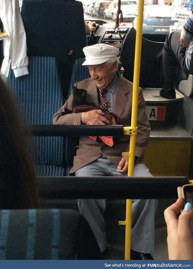 Old man and his friend