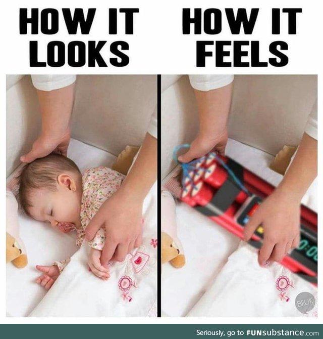 Anyone babysitting a baby can relate