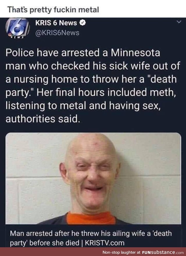 Minnesota man death party