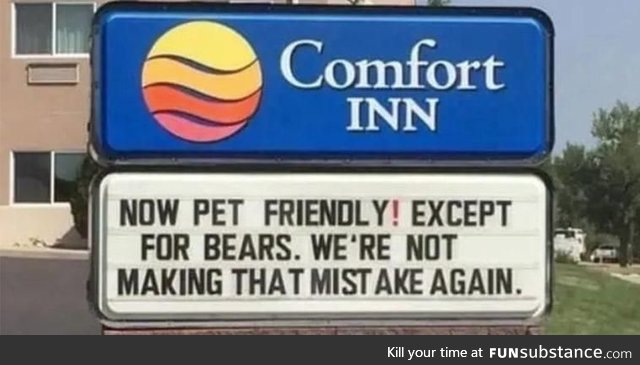 Wonder what the bears did