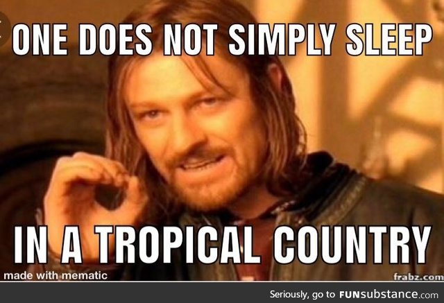 If you have ever been on vacation to a tropical country, you know how warm it is at night