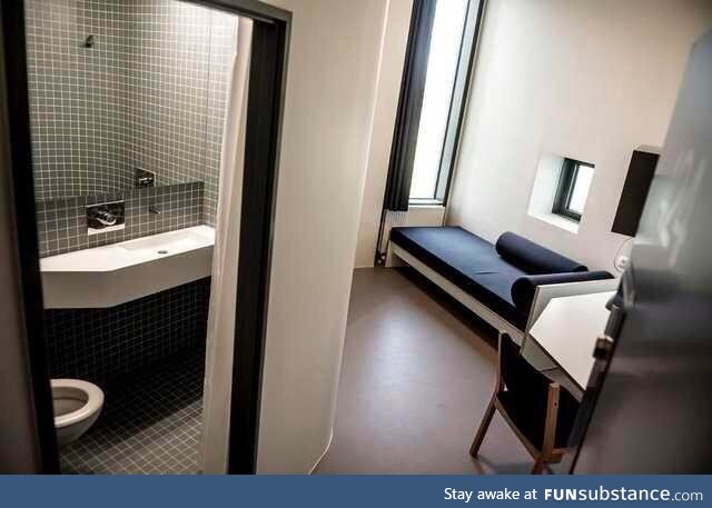 Prison cell in Denmark’s new maximum security prison