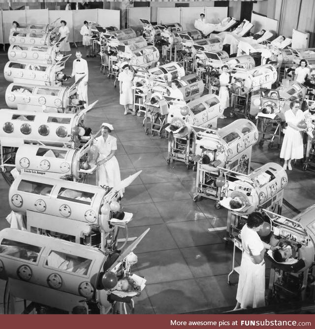 Just a reminder of why Vaccines are essential, this is a Polio Ward