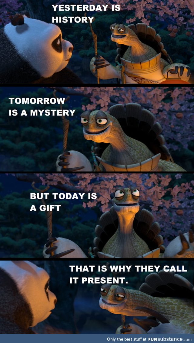 A wise turtle once said