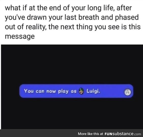 If you had a second life who would you play as?