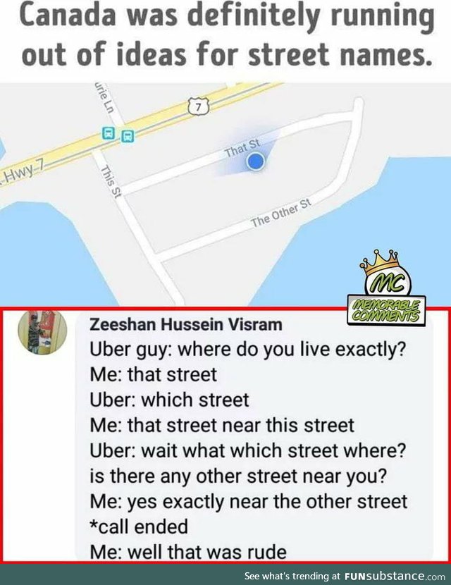 Which street? I'm beat