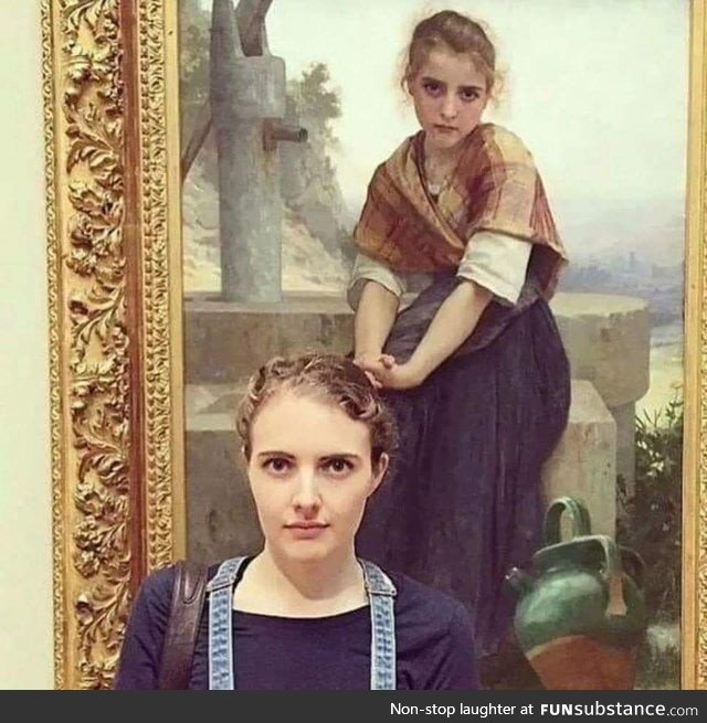 Imagine walking through a museum and finding a 100 year old painting of yourself from