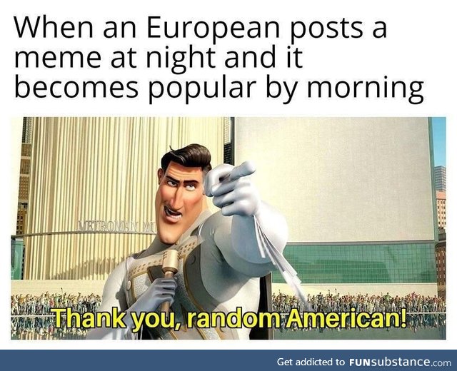 Americans! Thank you