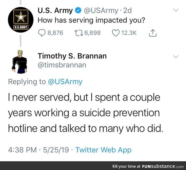 US Army is getting absolutely plummeted. Who thought this tweet was a good idea?
