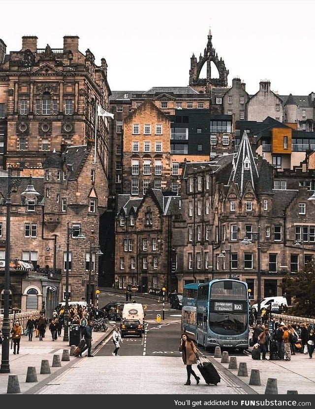 Beautiful picture. Edinburgh city