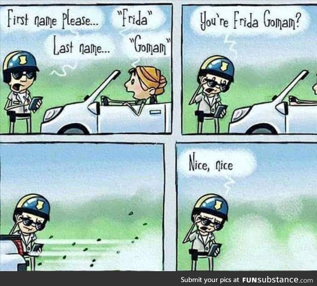 Thank you officer