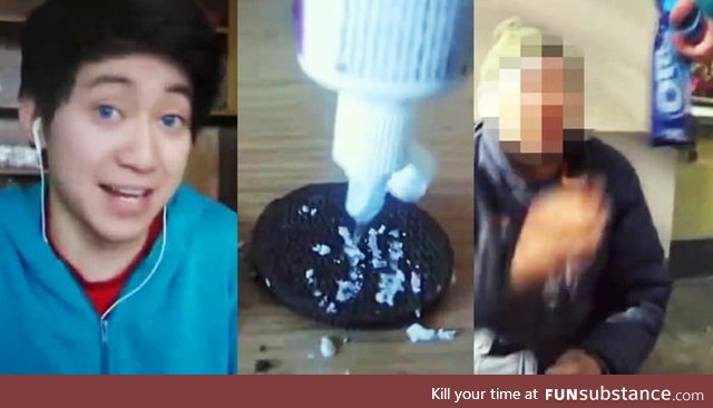 YouTuber ReSet found guilty...For giving Oreo cookie with toothpaste to homeless