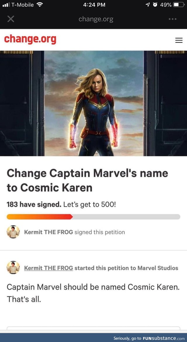 With the haircut she has in endgame, she qualifies to be a Karen