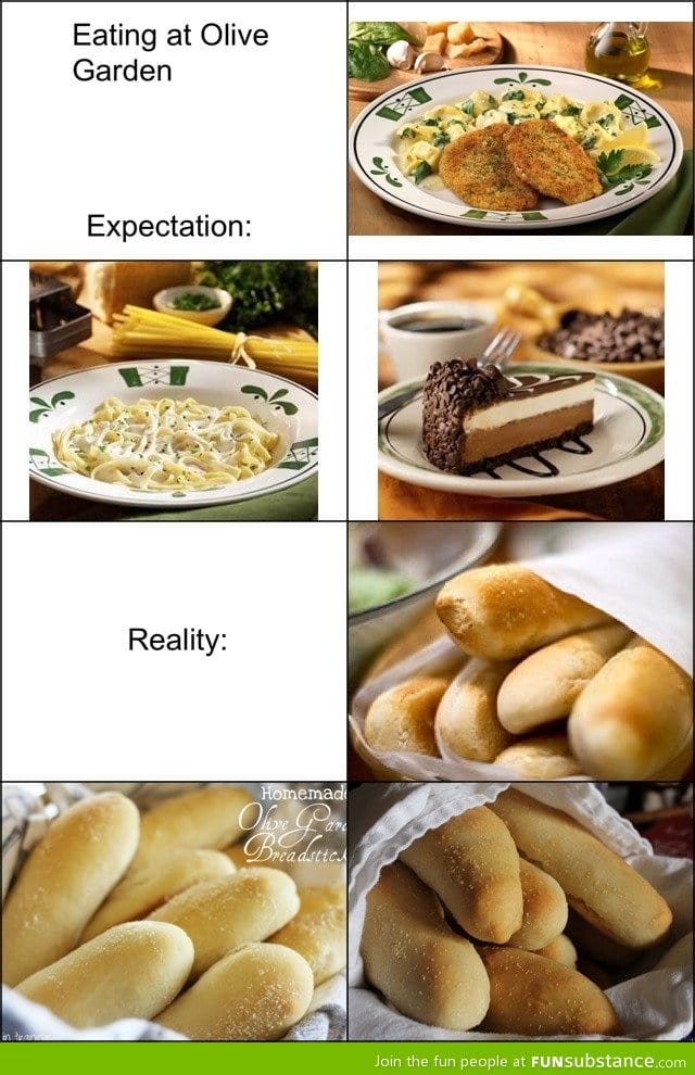 Reality of olive garden