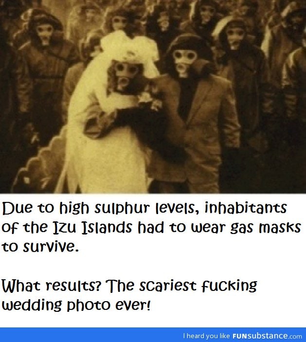 Scariest wedding photo ever