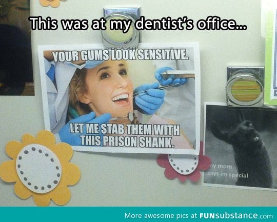 At the dentist's office