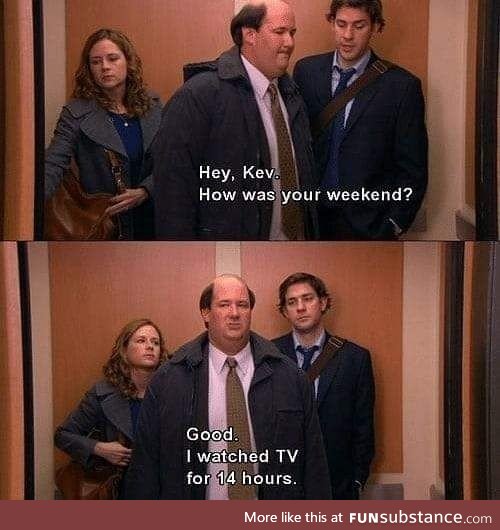Hope you all had a good old "Kev Weekend"
