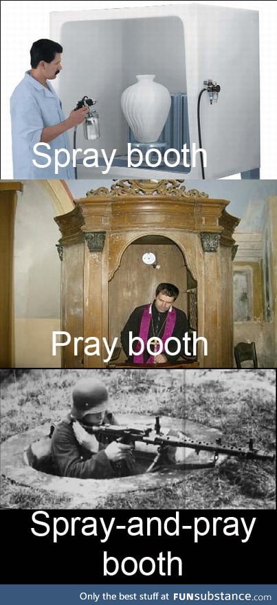 Spray and pray