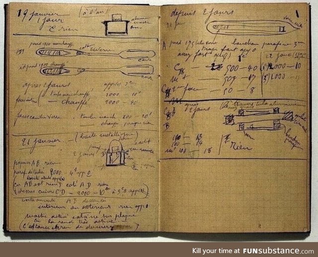 Marie Curie's still radioactive notebook