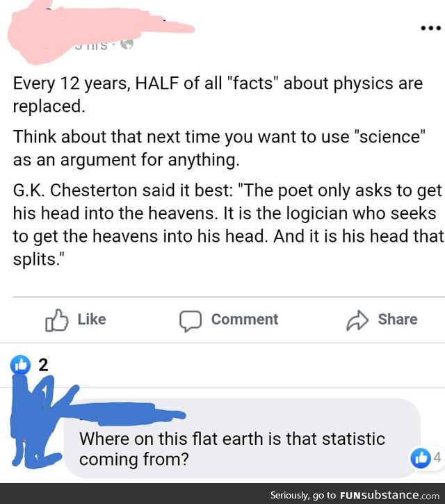 Science  is just a bunch of theory, hypotheses, and experiments