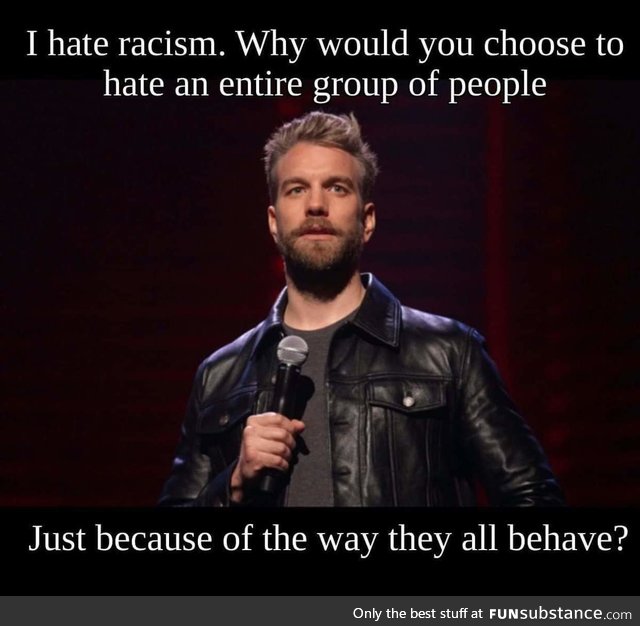 I hate racism
