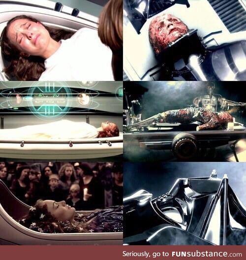 The prequels get way too much invalid hate. The way George paralleled Padme's death