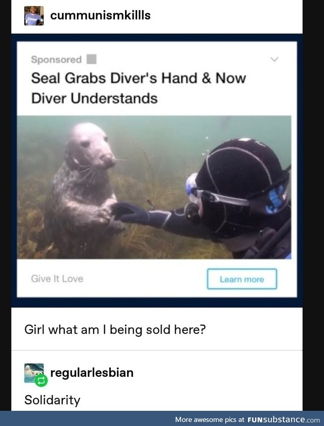 Sea pupper