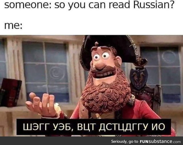Trying to actually read it out... Aaand I have a stroke