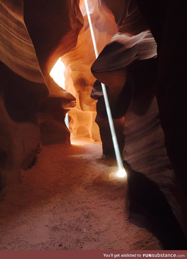 One of my favorite pictures I took with my iPhone, antelope canyon