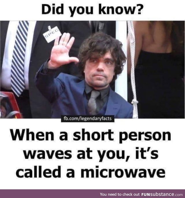 Get it, Carl. Microwave!