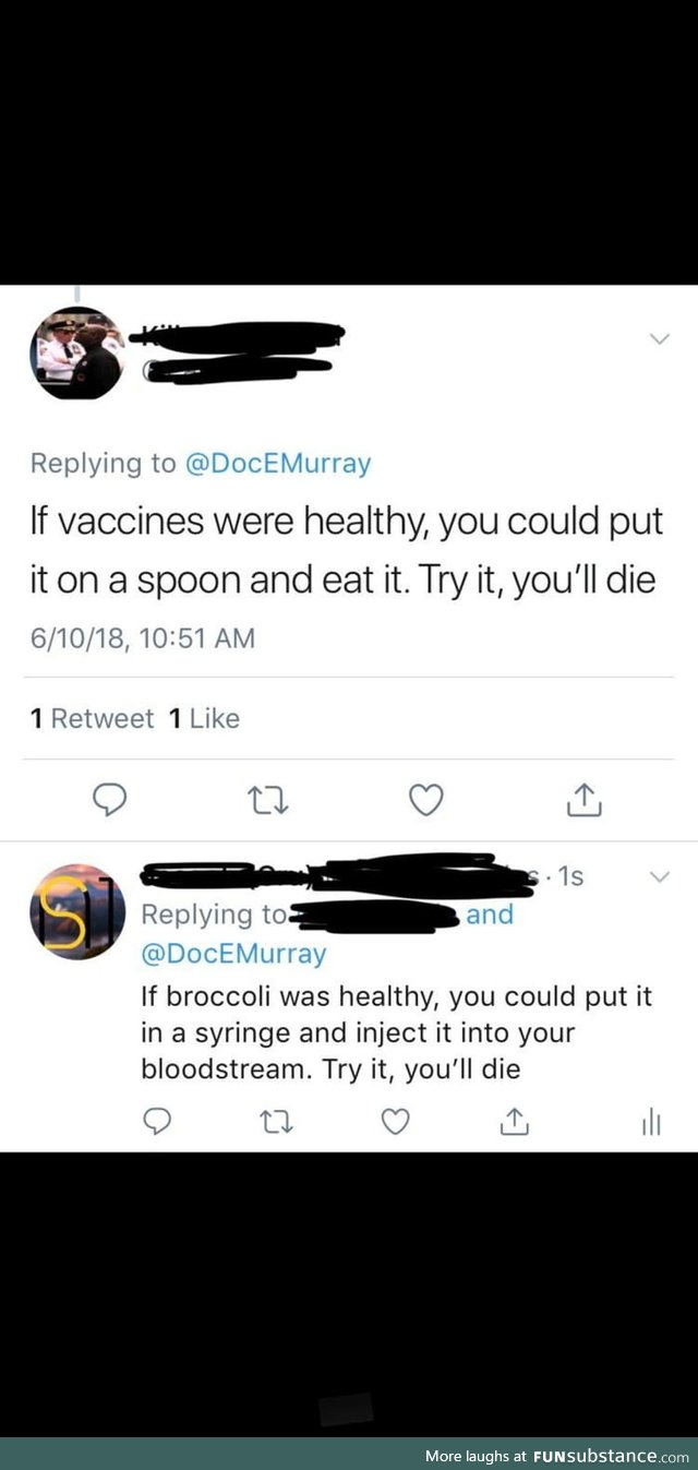Are anti vaxxers a another breed?
