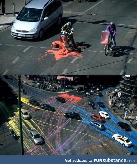 Next level of street vandalism