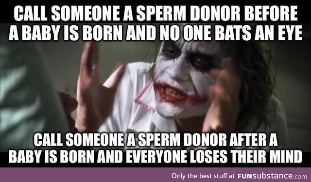 Two types of sperm donors