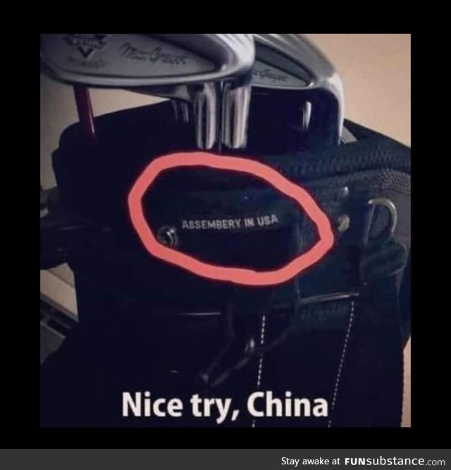 Nice try, China