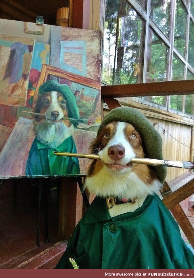 Artistic good boy