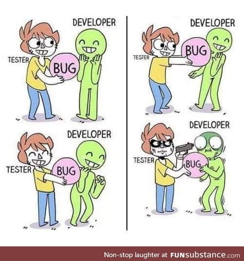 Tester vs developer