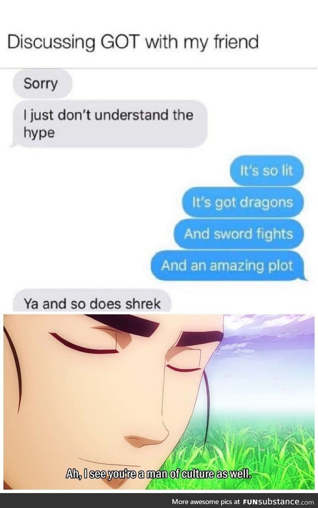 Despite not having seen the show, I understand the reference