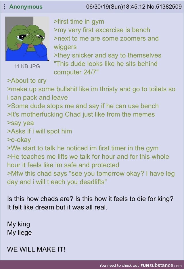 Anon meets Chad