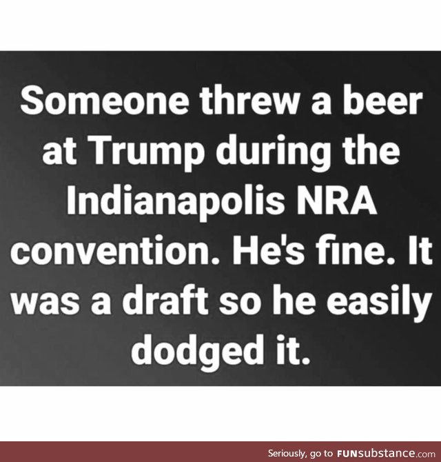 A new meaning for Draft Dodger