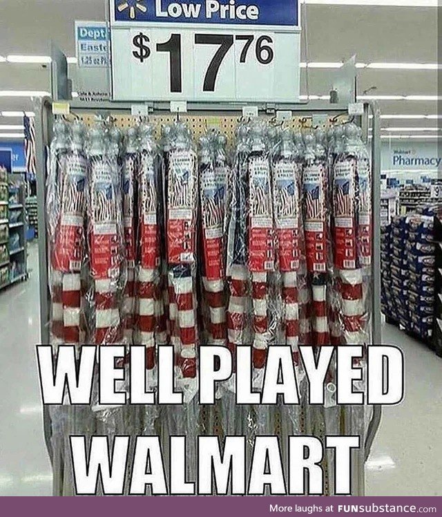 Well played, Wal-Mart