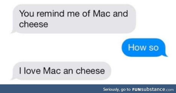 Mac and cheese all day, please