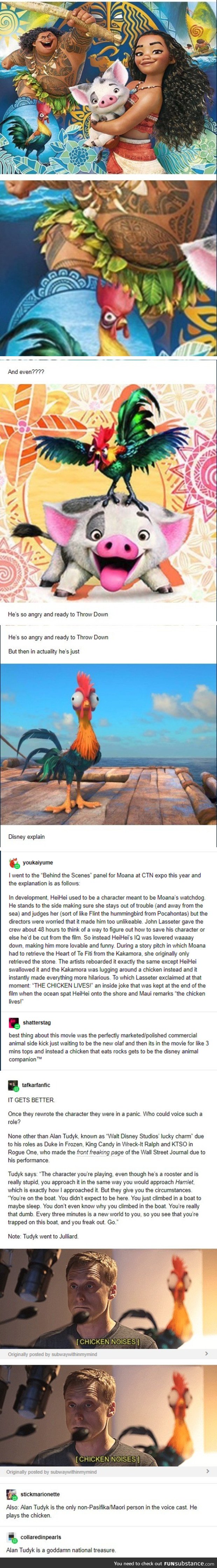 The chicken lives backstory