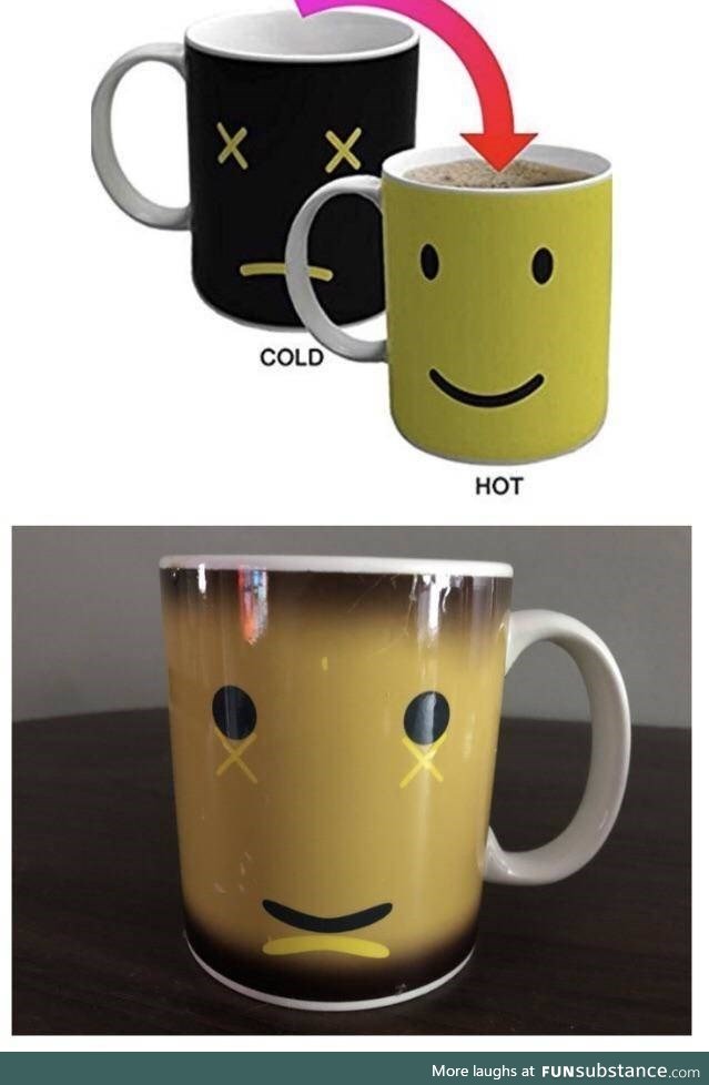 This mug looks so broken inside