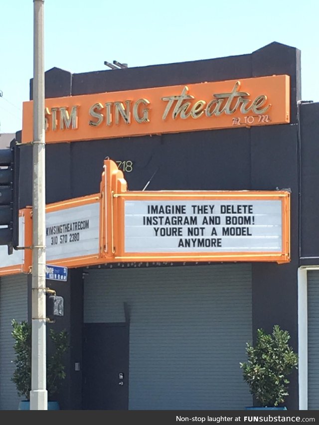 This headline at a theater