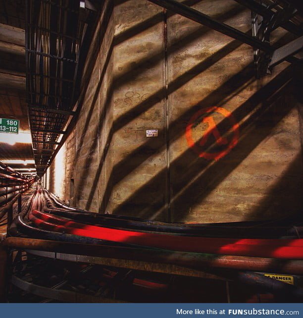 Underground maintenance tunnels of CERN