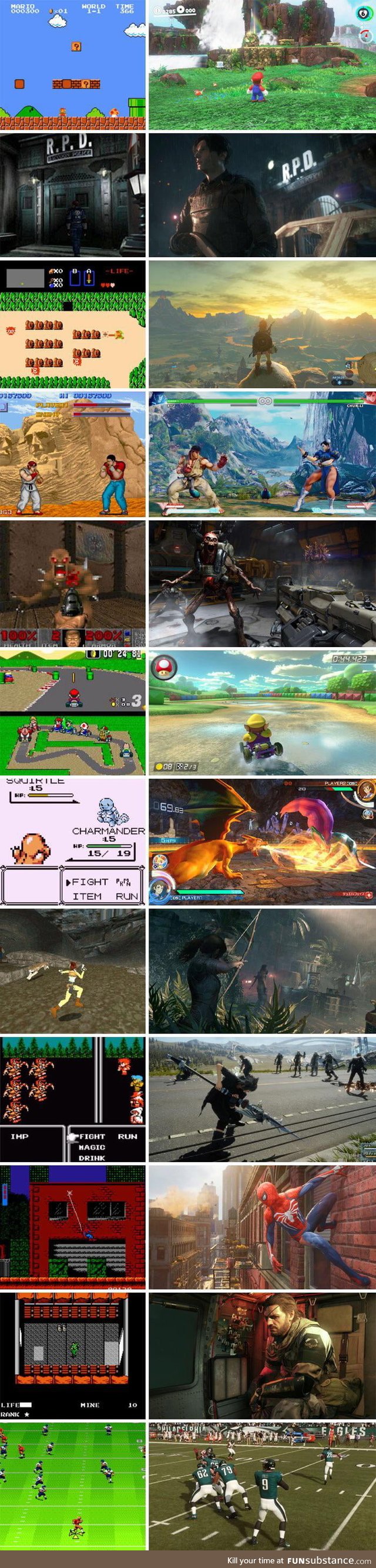 Video game graphics have come a long way