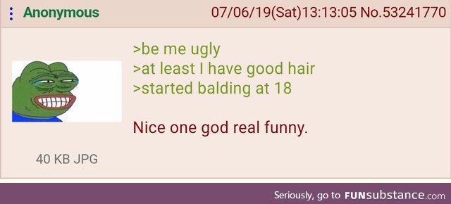 Anon is ugly