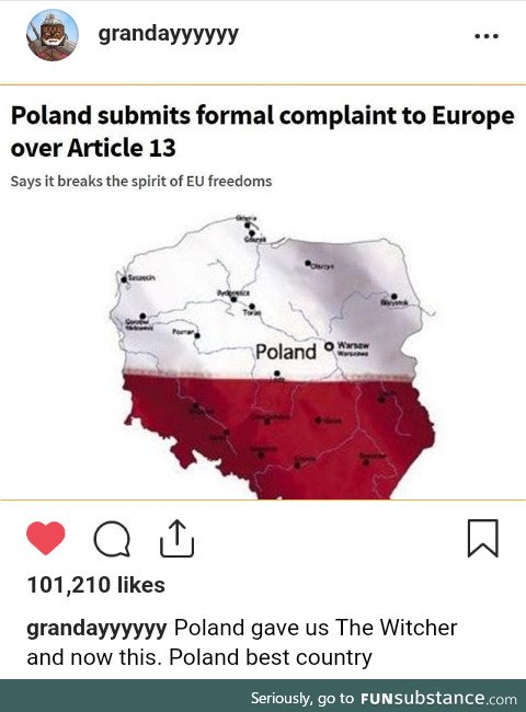Thank you Poland. Very cool