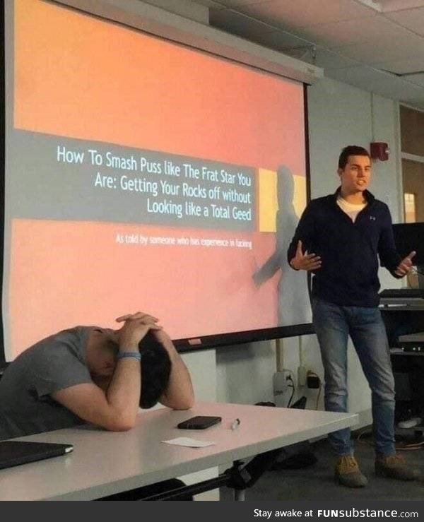 The only college lecture you need